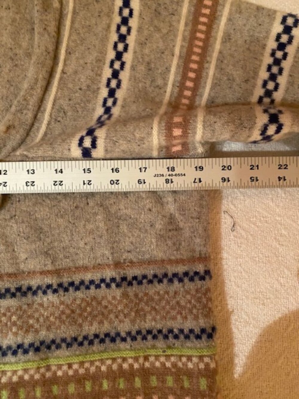 Sundance Sweaters L - 2, one cashmere, one acrylic, lovely - Periwinkle & Multi - Picture 13 of 15